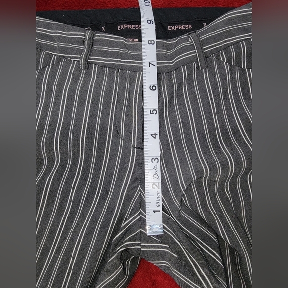 Express Black Pants with White Stripes - Picture 7 of 10